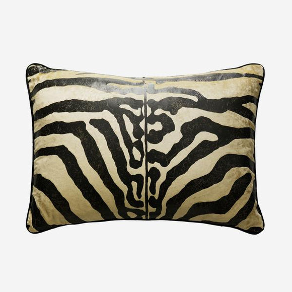 Andrew Martin Arazova zebra print Cushion available at Greenfield Lifestyle