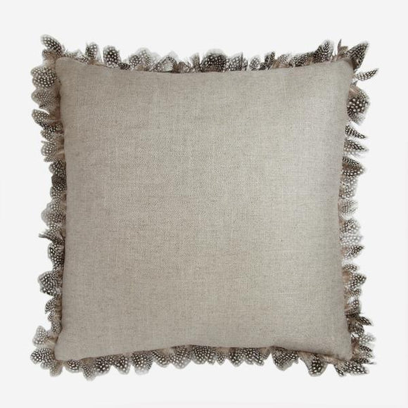 Ossington linen and Guinea Cushion by Andrew Martin