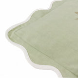 Sanderson Adele Floral Embroidered Cushion Sage