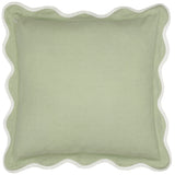 Sanderson Adele Floral Embroidered Cushion Sage